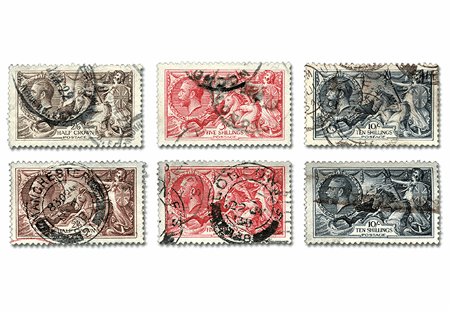 L075 - Seahorses Stamps 